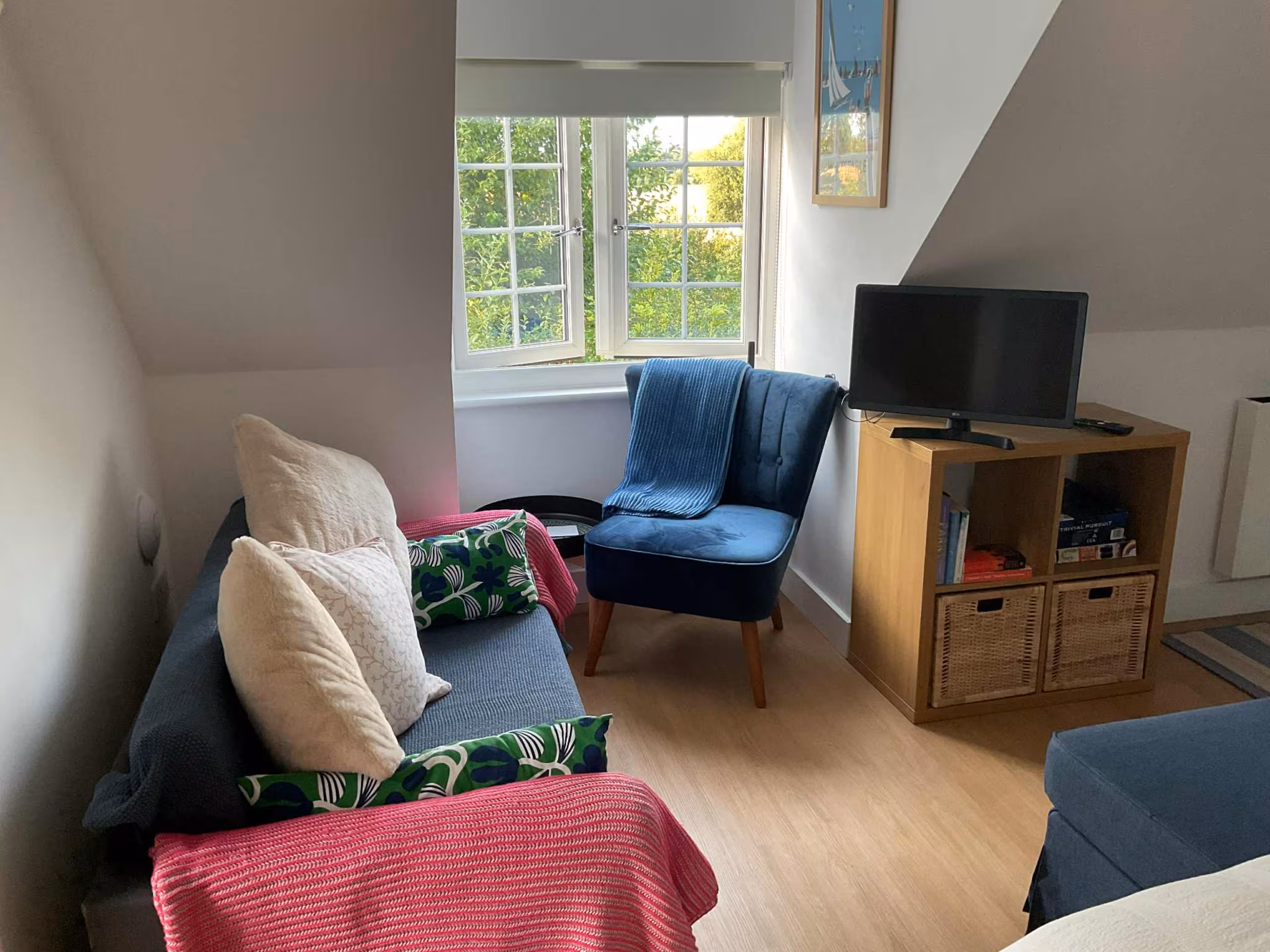 Cosy lounge at The Den at the Damsons